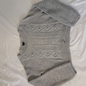 Rue21 Cropped Gray sweater